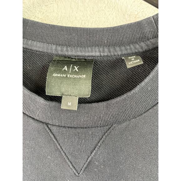 Armani Exchange Crewneck Sweatshirt – Black – Size M - Picture 4 of 5